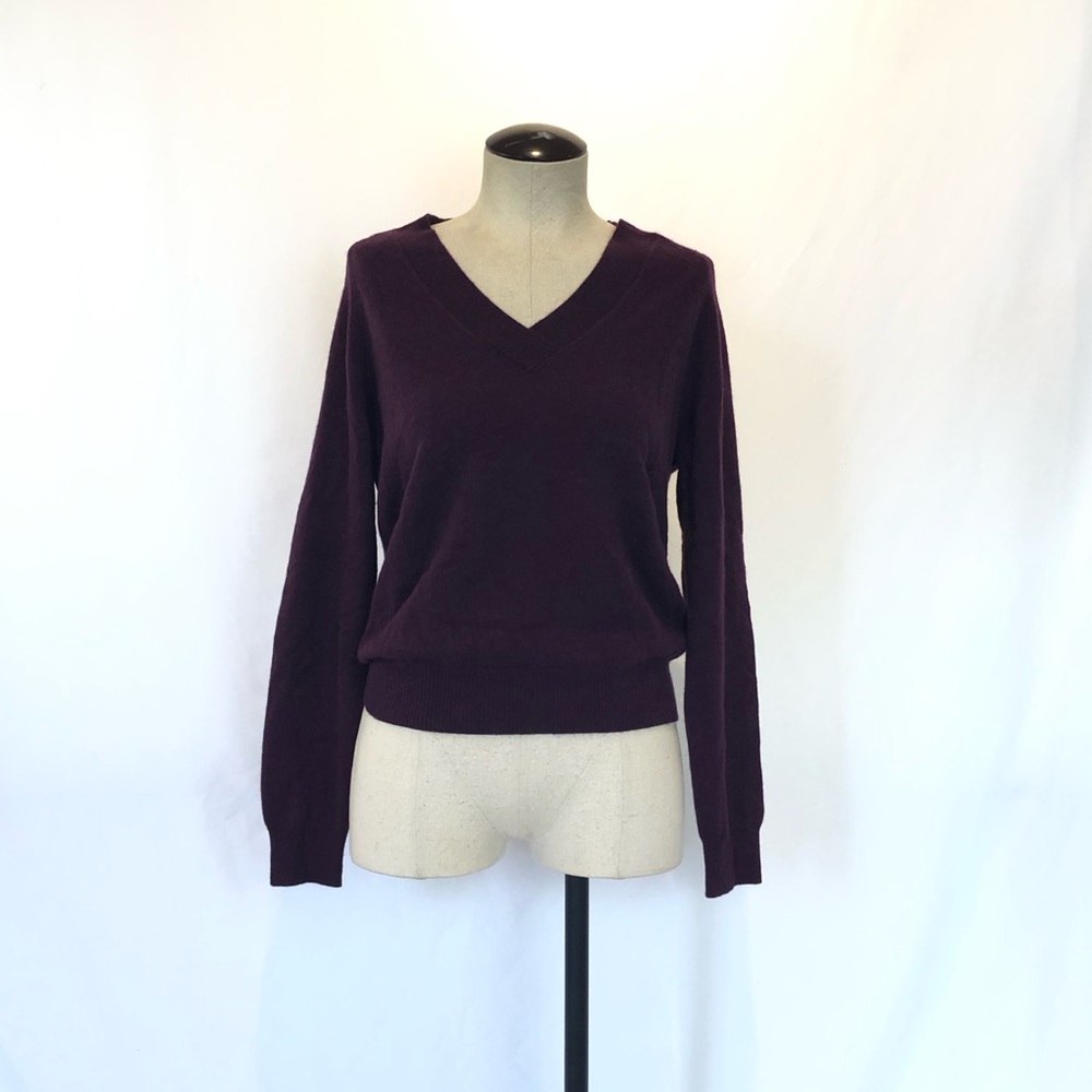 Maison Mère Burgundy Sweater w/Free Gift!